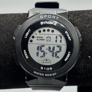 Black Synoke Digital Men's Watch
